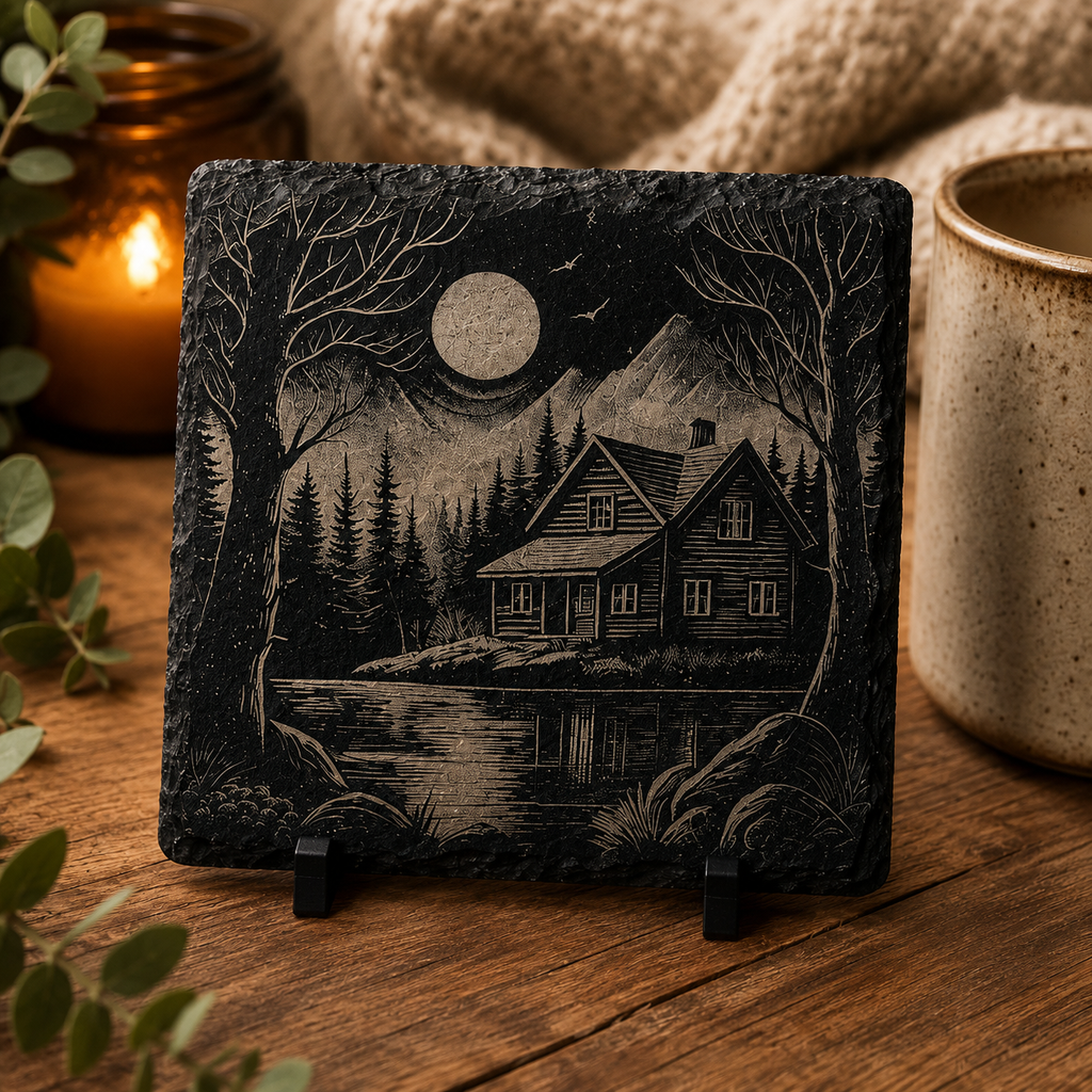 Rustic cabin coasters